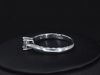 Platina ring met diamant en gia certificaat - afbeelding 2 van  7