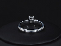Platina ring met diamant en gia certificaat - afbeelding 5 van  7
