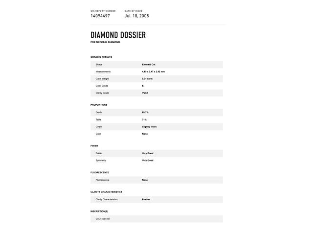 Platina ring met diamant en gia certificaat - afbeelding 3 van  8