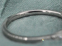 Platina ring met een 0.90 carat gia diamant en briljant geslepen diamanten - afbeelding 7 van  8