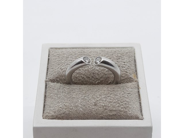 Platina ring - afbeelding 1 van  10