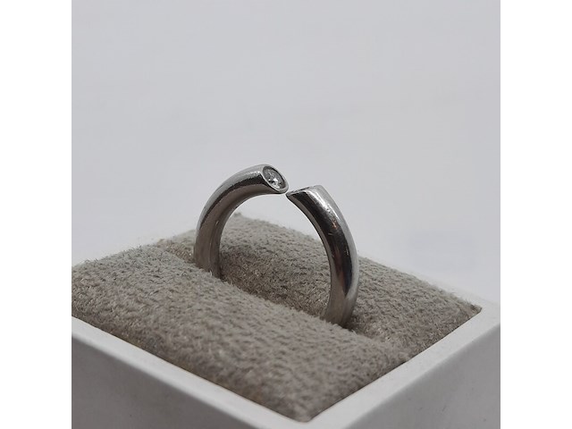 Platina ring - afbeelding 3 van  10