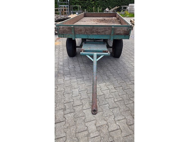 Platte boeren schamelwagen - afbeelding 1 van  8