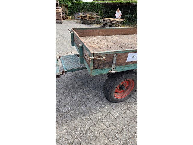 Platte boeren schamelwagen - afbeelding 2 van  8