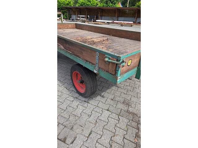 Platte boeren schamelwagen - afbeelding 3 van  8