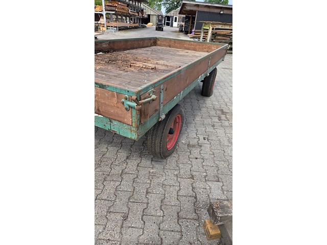 Platte boeren schamelwagen - afbeelding 4 van  8