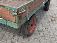 Platte boeren schamelwagen - afbeelding 4 van  8