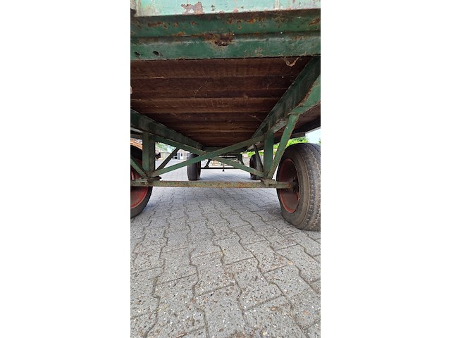 Platte boeren schamelwagen - afbeelding 6 van  8