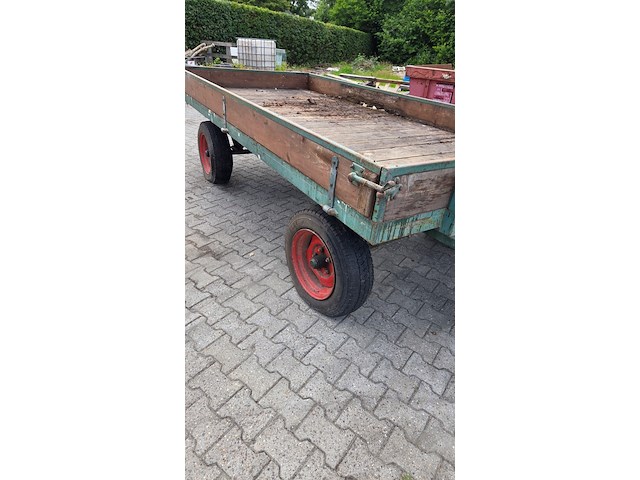 Platte boeren schamelwagen - afbeelding 7 van  8