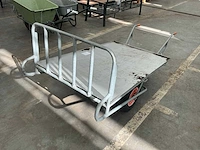 Platte kruiwagen