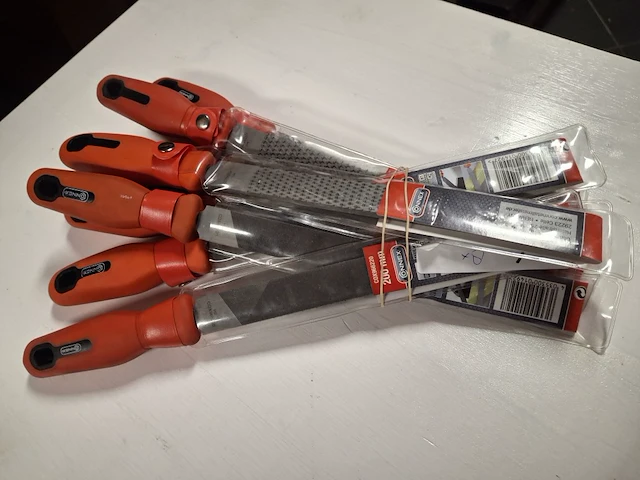 Platte vijlrasp combi 8 stuks - afbeelding 2 van  3