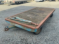 Platte wagen 300x150cm. dubbele besturing - afbeelding 3 van  5