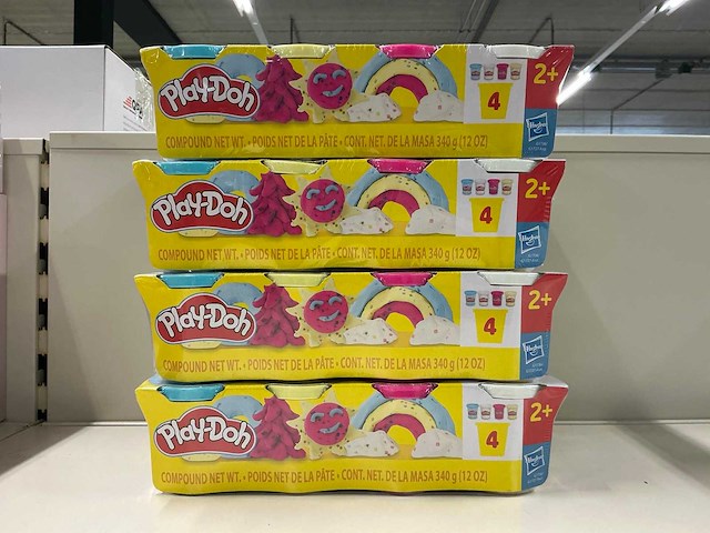 Play-doh 4-pack confetti-boetseerklei (12x) - afbeelding 3 van  4