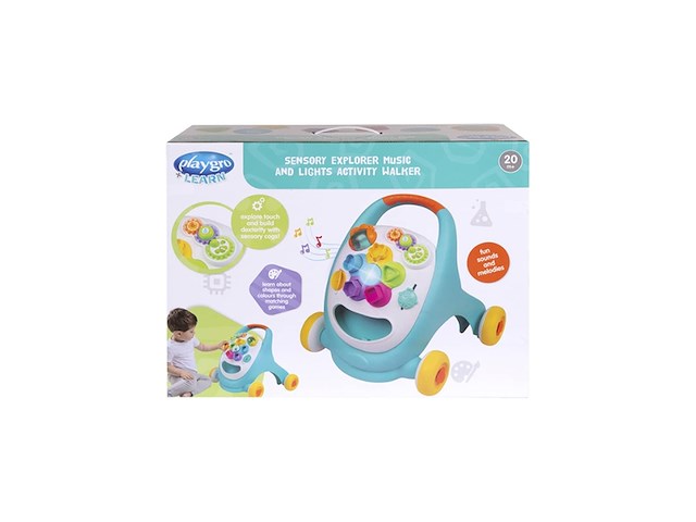 Playgro activity walker sensory explorer music and lights babywalker - afbeelding 2 van  2