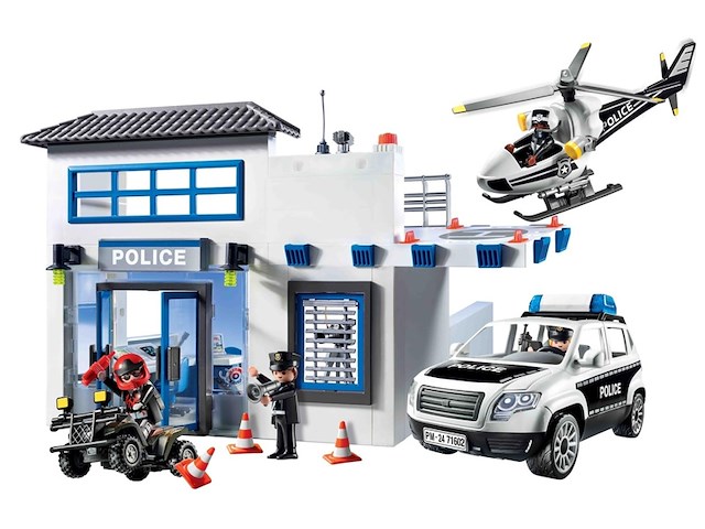 Playmobil action heroes 50yr politiepost met voertuigen - afbeelding 2 van  5