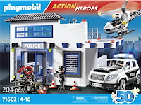 Playmobil action heroes 50yr politiepost met voertuigen - afbeelding 3 van  5
