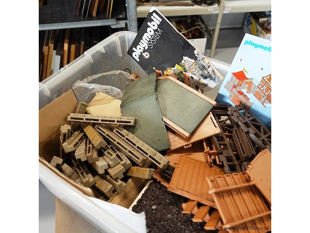 Playmobil system in plastic krat - afbeelding 2 van  5