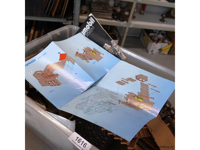 Playmobil system in plastic krat - afbeelding 4 van  5