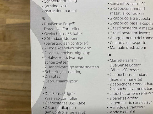 Playstation dualsense edge gamecontroller - afbeelding 2 van  3