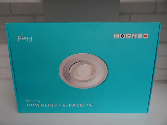 Plejd - dwn-01-w - downlight 6-pack (20x) - afbeelding 1 van  2