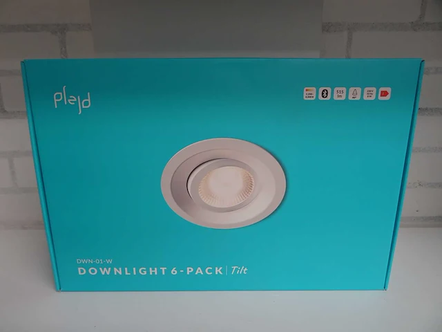 Plejd - dwn-01-w - downlight 6-pack (6x) - afbeelding 1 van  2