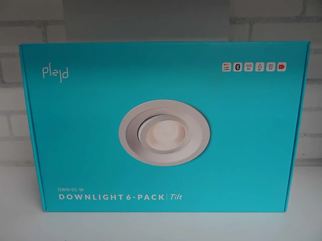 Plejd - dwn-01-w - downlight 6-pack (6x) - afbeelding 1 van  2