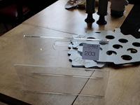 Plexiglas lectuurbak met breedte 35 cm. - afbeelding 1 van  2