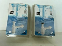 Plieger - lavabo - sifon voor wastafel of fontein (2x)