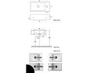 Plieger austin fontein toiletkoppelingen set fontein - afbeelding 2 van  2