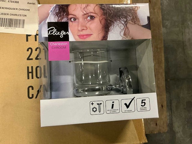 Plieger charleston chroom bekerhouder (36x) - afbeelding 3 van  3