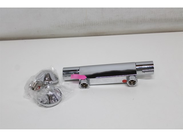 Plieger comfort new douchekraan thermostatisch hartafstand 120mm chroom - afbeelding 1 van  2