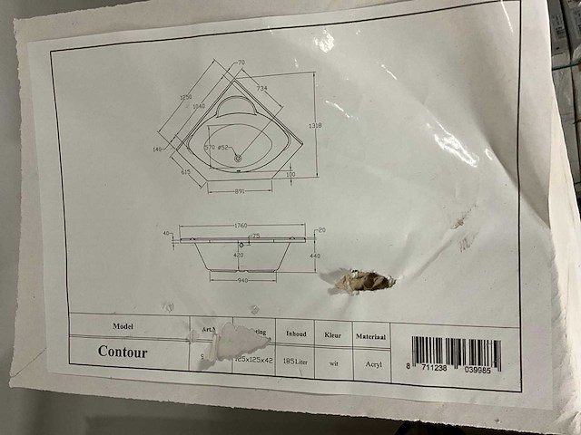 Plieger contour hoekbad (2x) - afbeelding 3 van  6