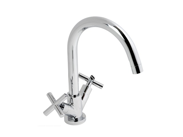 Plieger cross keukenkraan 1-gats chroom - afbeelding 1 van  1