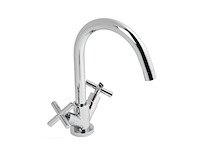 Plieger cross keukenkraan 1-gats chroom - afbeelding 1 van  1