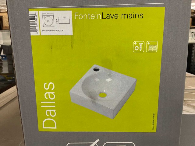 Plieger dallas 29x29cm fontein (19x) - afbeelding 5 van  5