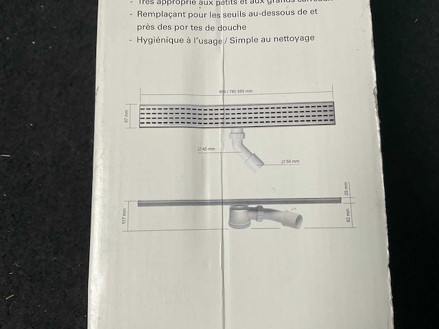 Plieger douchegoot - afbeelding 1 van  1