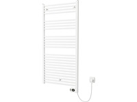 Plieger elba elektrische handdoekradiator 126.2 cm x 60 cm 700w wit - afbeelding 1 van  2