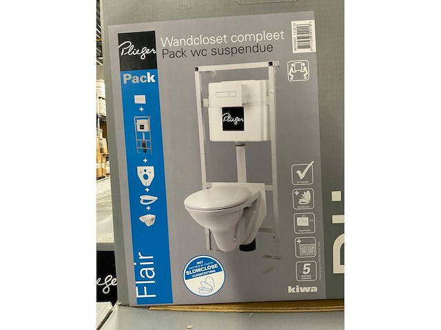 Plieger flair inbouwset wandcloset - afbeelding 3 van  4