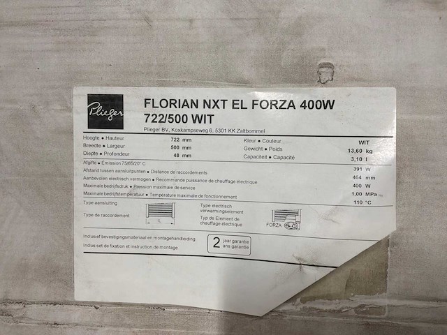 Plieger florian nxt el forza radiator (5x) - afbeelding 5 van  5