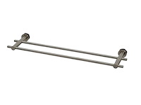 Plieger handdoekbeugel dubbel inox - afbeelding 1 van  1