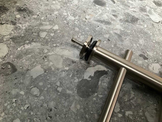 Plieger handdoekbeugel dubbel inox - afbeelding 4 van  6