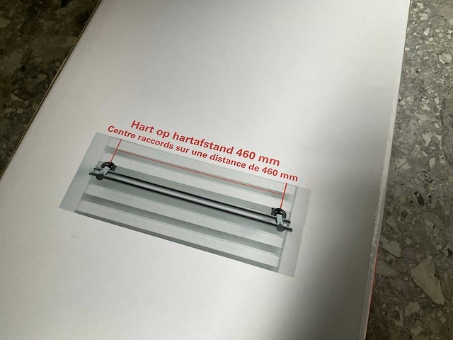 Plieger handdoekbeugel dubbel inox - afbeelding 4 van  4
