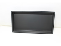 Plieger inbouwnis met flens waterproof zwart - afbeelding 2 van  3