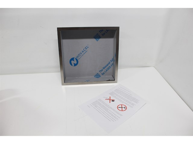 Plieger inbox inbouwnis met flens 30x30x7.5cm waterproof rvs - afbeelding 2 van  2