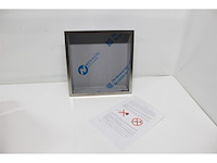 Plieger inbox inbouwnis met flens 30x30x7.5cm waterproof rvs - afbeelding 2 van  2