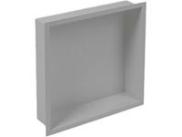 Plieger inbox inbouwnis met flens 30x30x7.5cm waterproof rvs - afbeelding 1 van  3