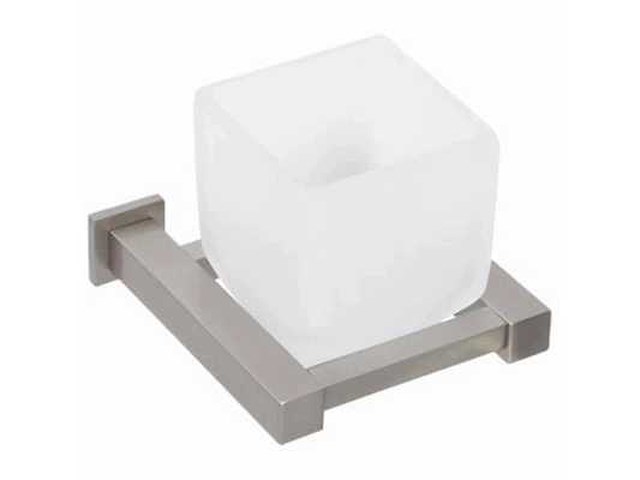 Plieger inox mat glas bekerhouder (50x) - afbeelding 1 van  3