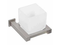 Plieger inox mat glas bekerhouder (50x) - afbeelding 1 van  3