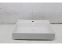 Plieger kansas wastafel 60x45 cm met kraangat wit - afbeelding 2 van  3