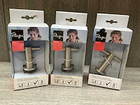 Plieger murcia handdoekhaakjes inox (3x) - afbeelding 2 van  3